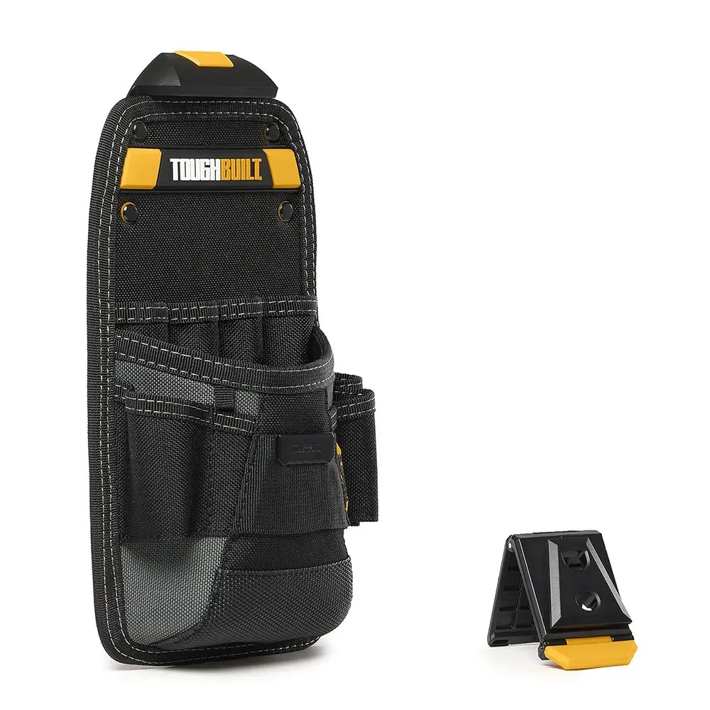 1PC TOUGHBUILT Cliptech Technician Tool Pouch, Heavy-Duty Belt Bag for Construction Electrician Handyman TB-CT-22