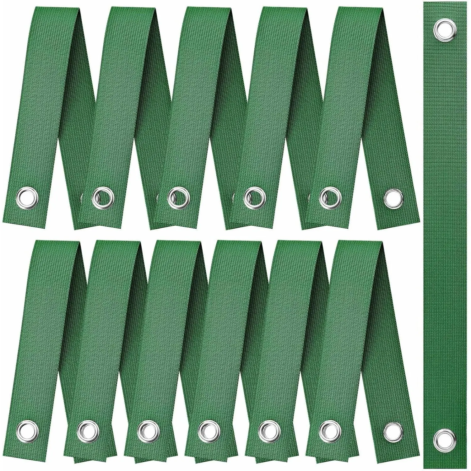 12 PCS Tree Straps for Staking, Tree Support Straps for Newly Planted Sapling, Heavy Duty Stake Strap for Straightening and Hurricane Protection