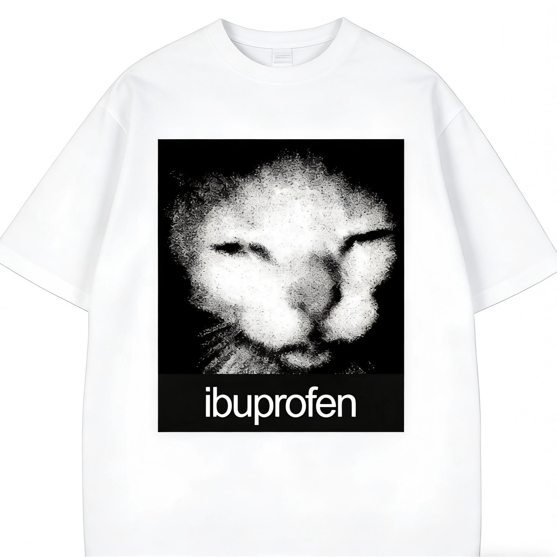 Vintage Funny Cat Meme Graphic T Shirt Men Women Humor Fashion T Shirts Oversize Cotton Casual Streetwear T-shirts