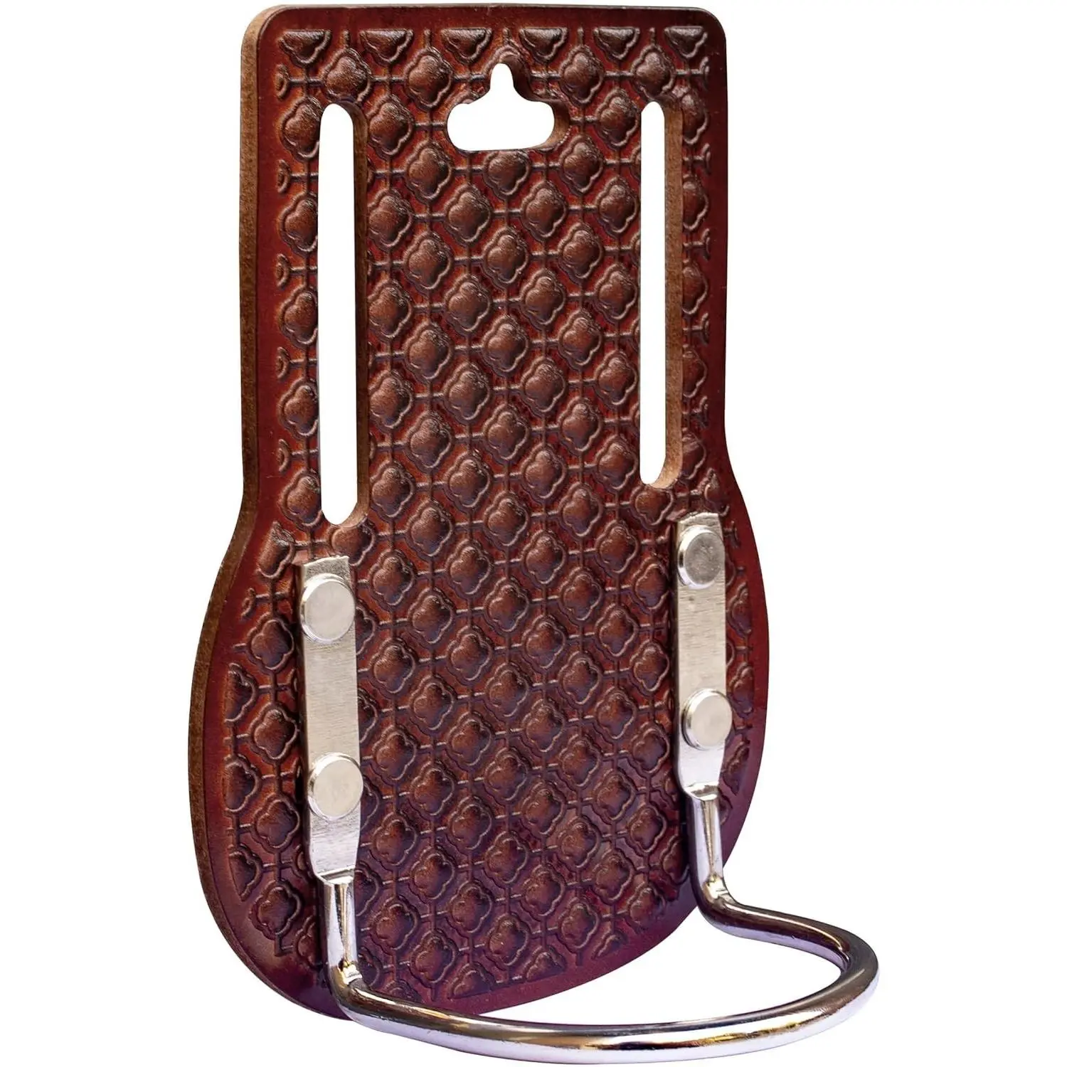 Premium Leather Belt-Mount Hammer Holder - Safe Storage Hammer Holster, Convenient Tool Holder for Belt, Tool Belts