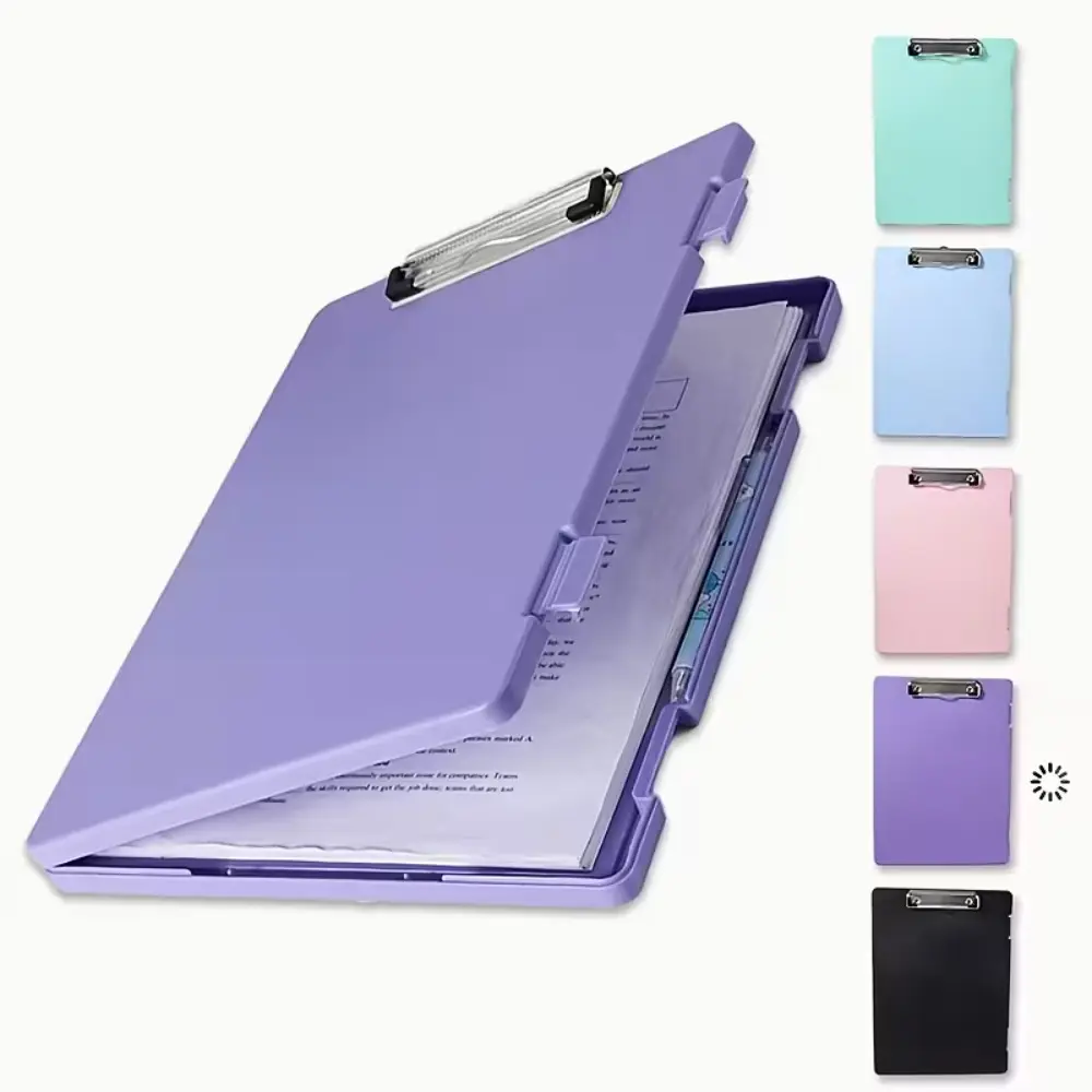 1-piece Large Capacity A4 File Organizer with Acrylic Sheet Clip - Multifunctional File Storage Clip Suitable for Offices, Schools, and Concerts