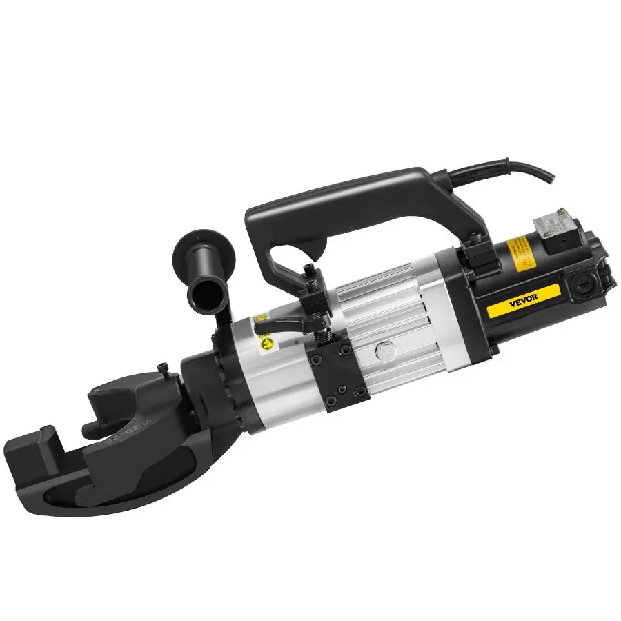 VEVOR 1.5 KW Electric Hydraulic Handheld Rebar Bender, 1"(25 mm) Capacity Handheld Tool, 5 s Bending Speed, 110 V for Rebar Bending & Construction Work, All Seasons