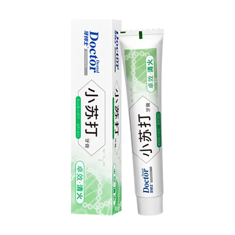 Dr. Bashi Baking Soda Toothpaste - Teeth Whitening, Fresh Breath, Heat Clearing, Oral Cleansing, Family Size Large Cap Toothpaste for Daily Oral Care