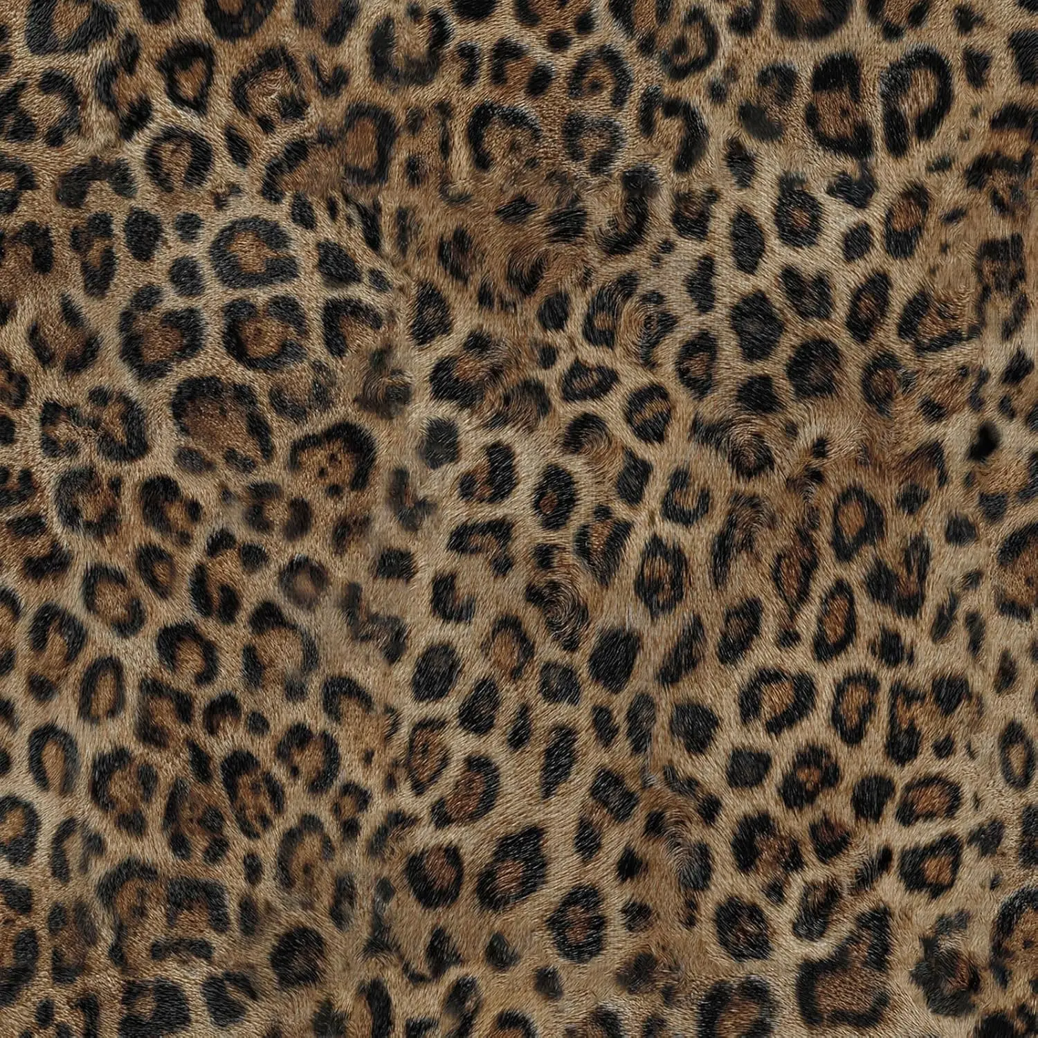 Upgrade Leopard Print Peel and Stick Wallpaper 17.3" x 120" Waterproof Removable Self Adhesive Brown Unique Funky Cheetah Contact Paper for Bedroom Bathroom Decor