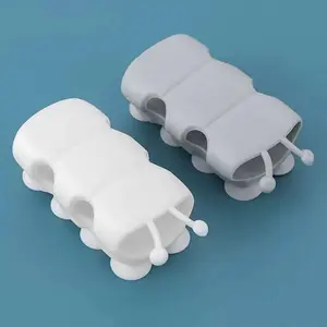 "Caterpillar" Suction-Cup Shower Holder & Base — No-Drill Bathroom Shower Mount with Suction Base