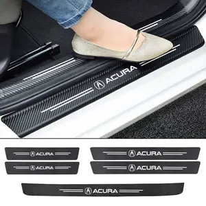 Car Sill Protector Decoration Sticker, Welcome Pedal Protection Strip, for Acura Models, Car Accessories, Durable Design