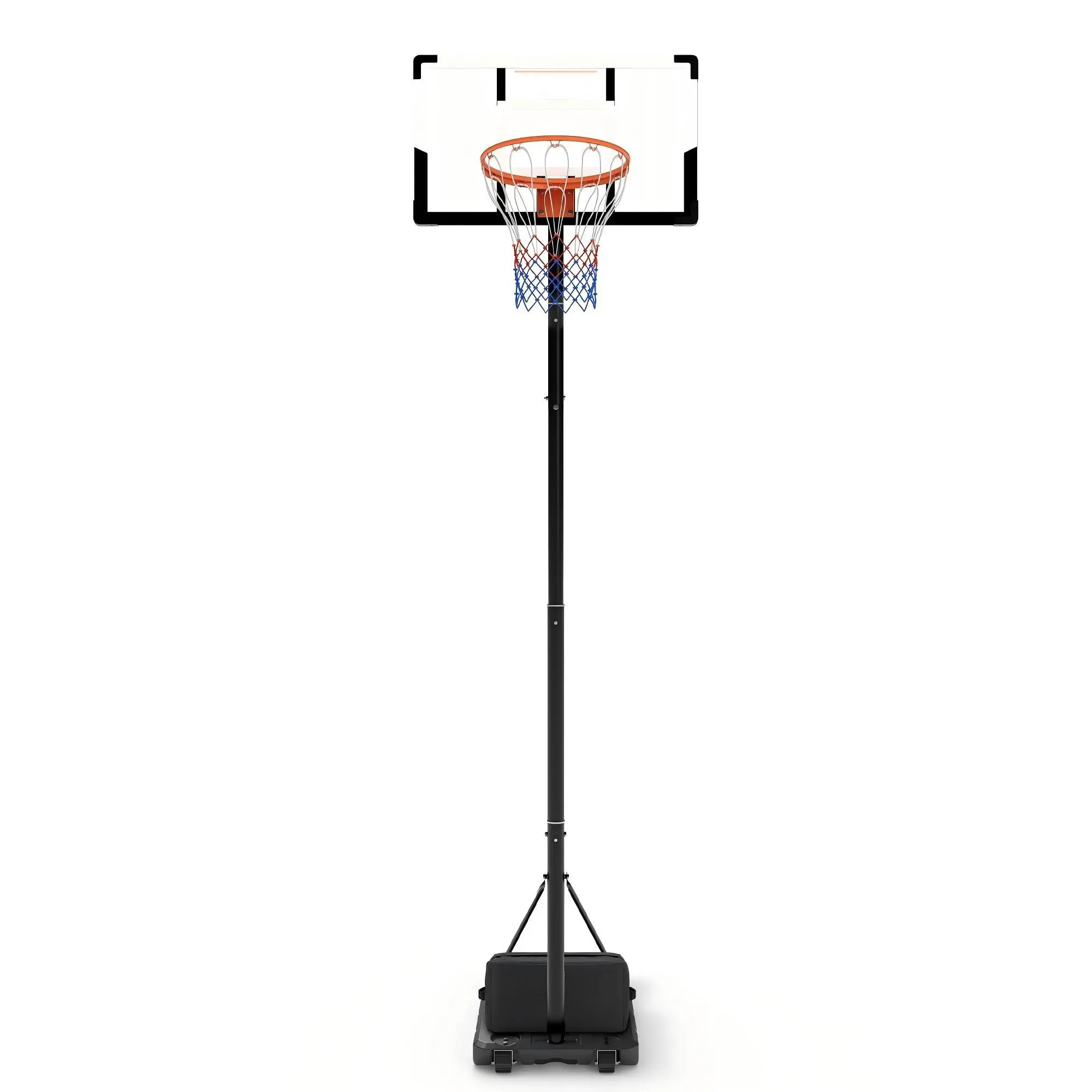 Portable Adjustable Basketball Hoop for Kids & Adults – 3.3-10 ft Height, 38" Backboard, Large Stable Base, Net Included – Ideal for Outdoor, Indoor, Pool, Basketball Games