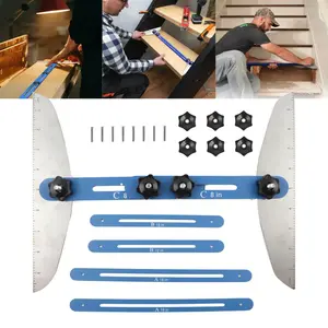 High quality  Stair Tread Template Tool Stair Tread jig Gauge Measuring Tool for Stairs Risers