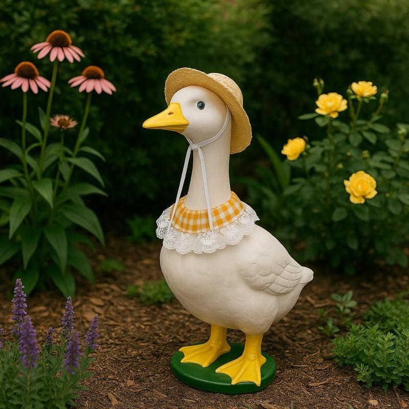 Porch Goose Costume Spring Summer Farmhouse Style, Pet Decoration Trendy Brand, Cute Animal for Outdoor Events