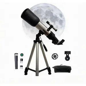 Telescope for Adults & , 70mm Aperture 400mm Refractor Telescope for Astronomy Beginners with AZ Mount, Phone Adapter, Tripod & Carry Bag - Portable  for Men Women