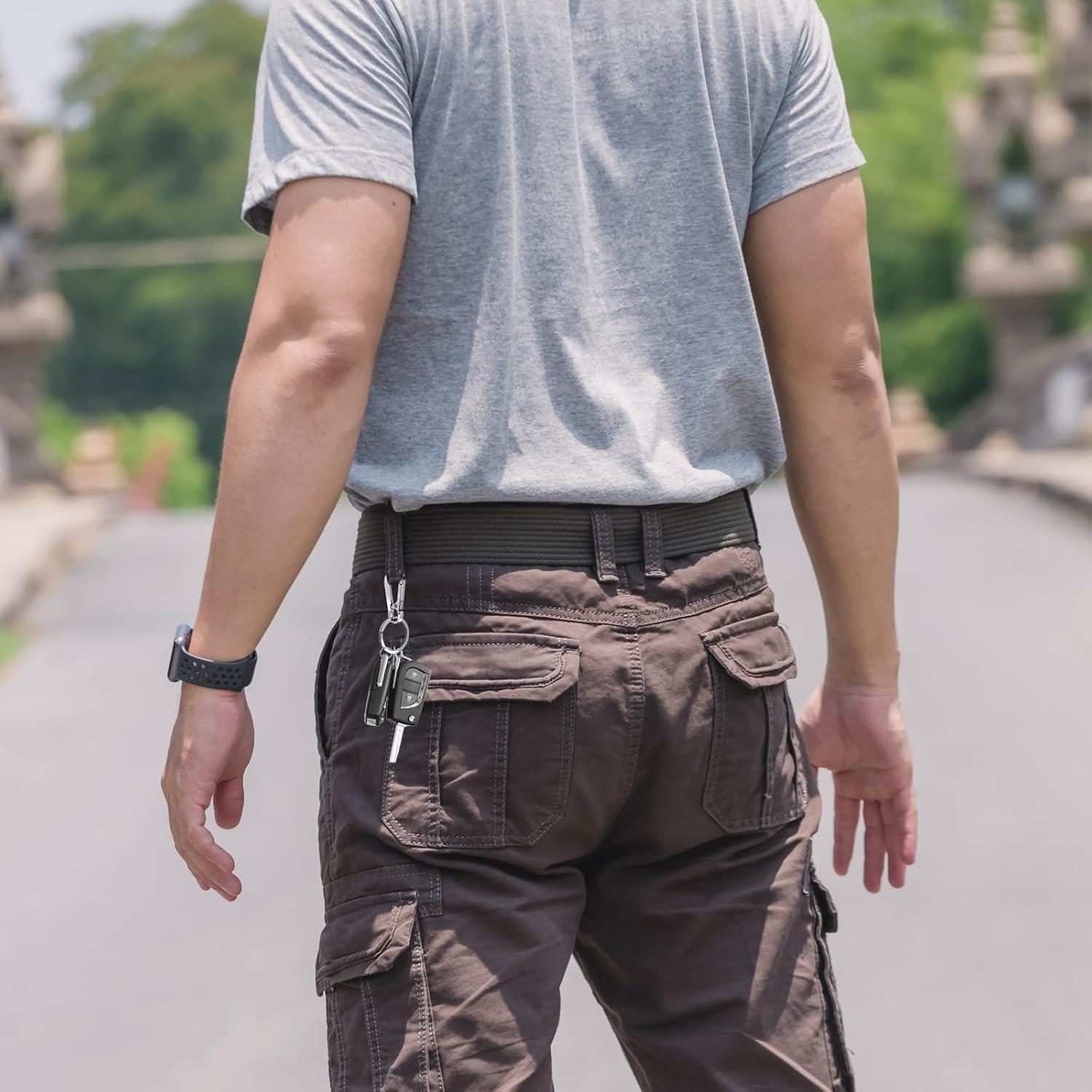 Durable Zinc Alloy Keychain, 4 Counts Metal Buckle Portable Keychain, Car Keychain, Spring Buckle Keychain, Quick Release Keychain, Men & Women Keychain, Keyring, Teenage Girl Gifts, Lightweight Keychain, Accessories