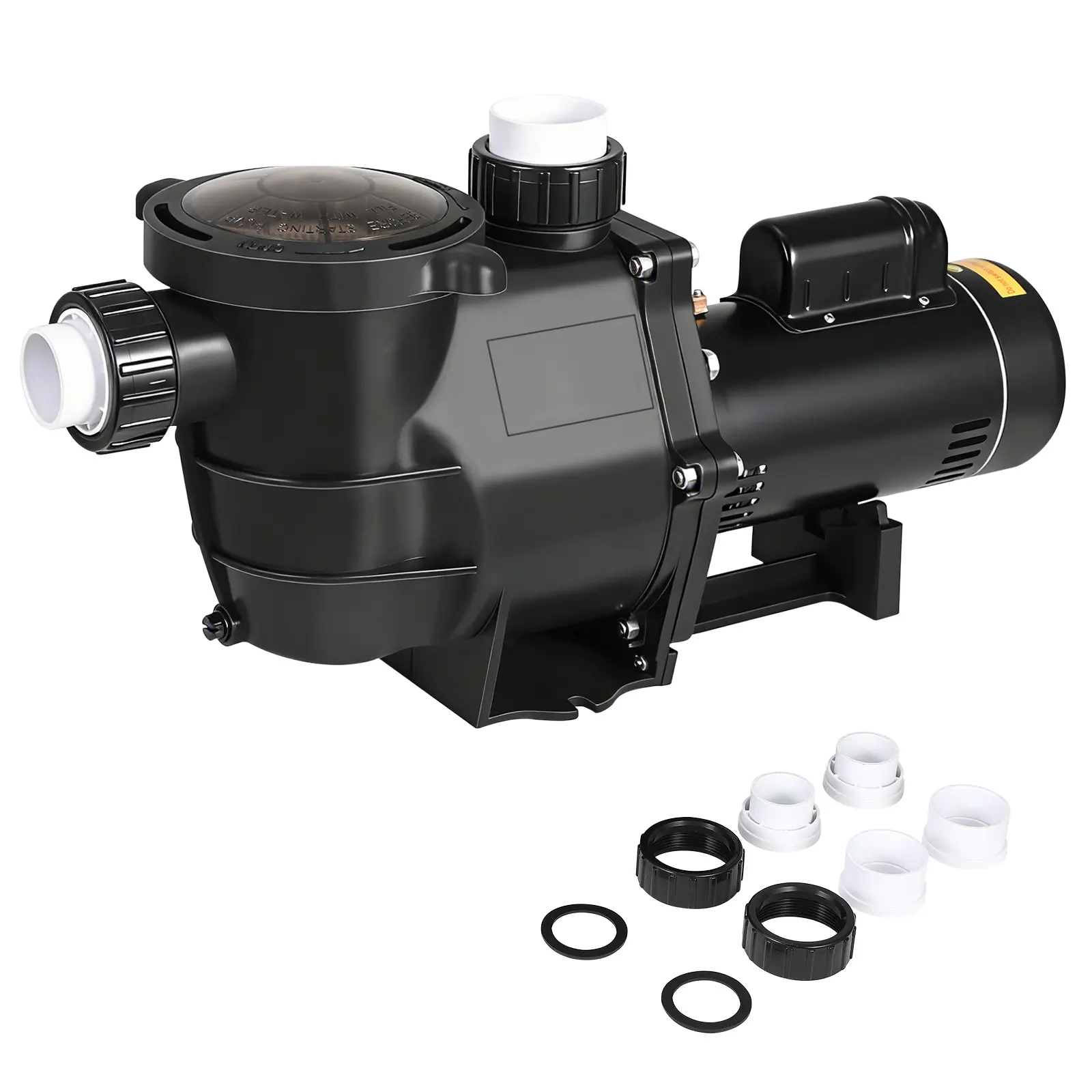 3/4 HP Pool Pump – Self-Priming Circulation, 2641 GPH, Dual Power 115V/230V, Heavy Duty Copper Motor, Strainer Basket, Quiet Operation for Above Ground Pools, Hot Tubs, Spas, Ponds