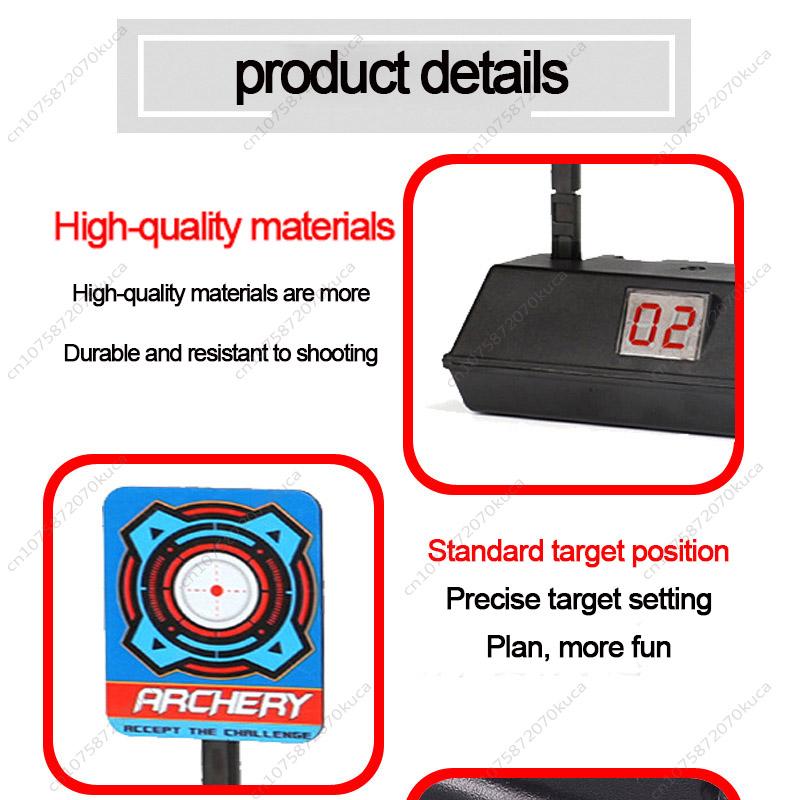 Electronic Scoring Target Electric Dart Target Mobile Automatic Return Soft Bullet Gun Outdoor Practice Shooting Battle gel balls