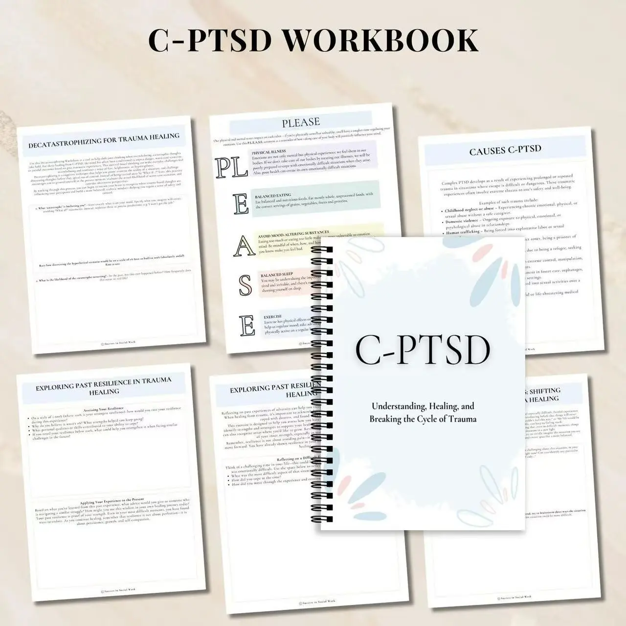 Complex C-Ptsd Therapist Notebook, Guide to Understanding and Healing Trauma, Break the Cycle of Trauma, Essential Therapy Tool
