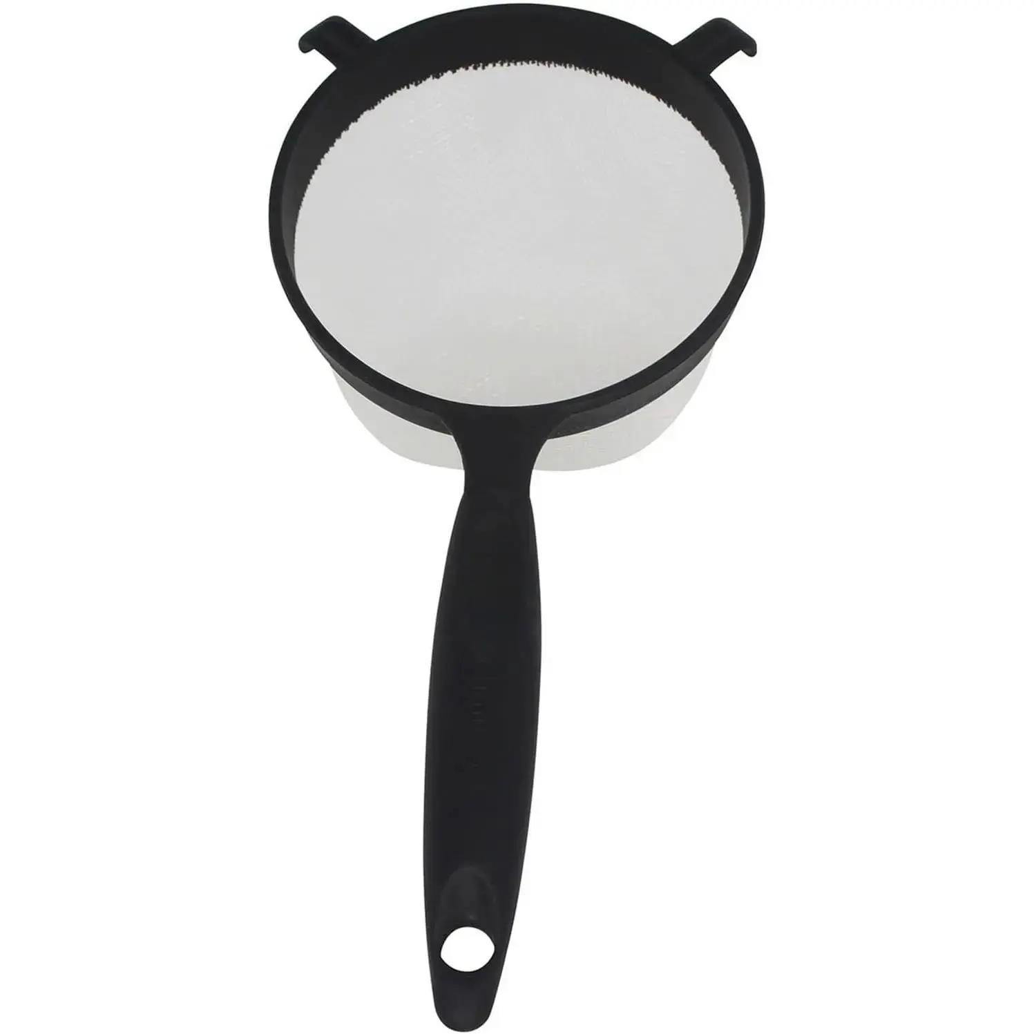 Plastic Strainer, Black, 6-Inch,1 Count (Pack of 1)