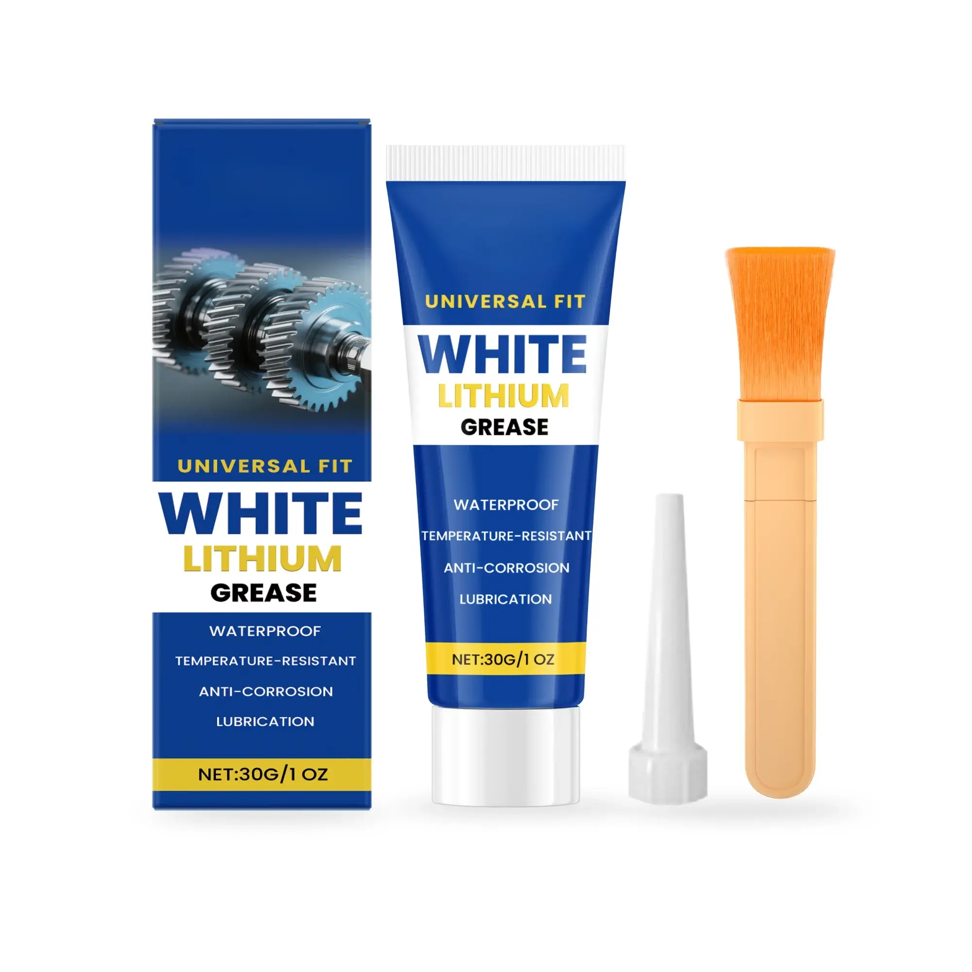 Automotive Multi-Functional Grease - Wax-Infused, Corrosive-Resistant, Durable, Long-Lasting Lubricant for Vehicle Metal Maintenance, Friction Reduction, Cleaning & Refurbishing