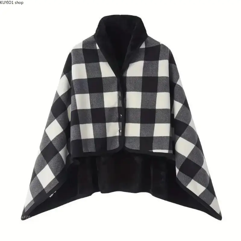 Wearable Polar Fleece Shawl with Button Closure, Soft Plush Sleeveless Cape Wrap, Multi-Functional Cozy Body Warmer Blanket, Contemporary Fashion Accessory, Portable Warm Layer Ideal for Home Relaxation, Office Use and Cold Weather Outdoor Outfits