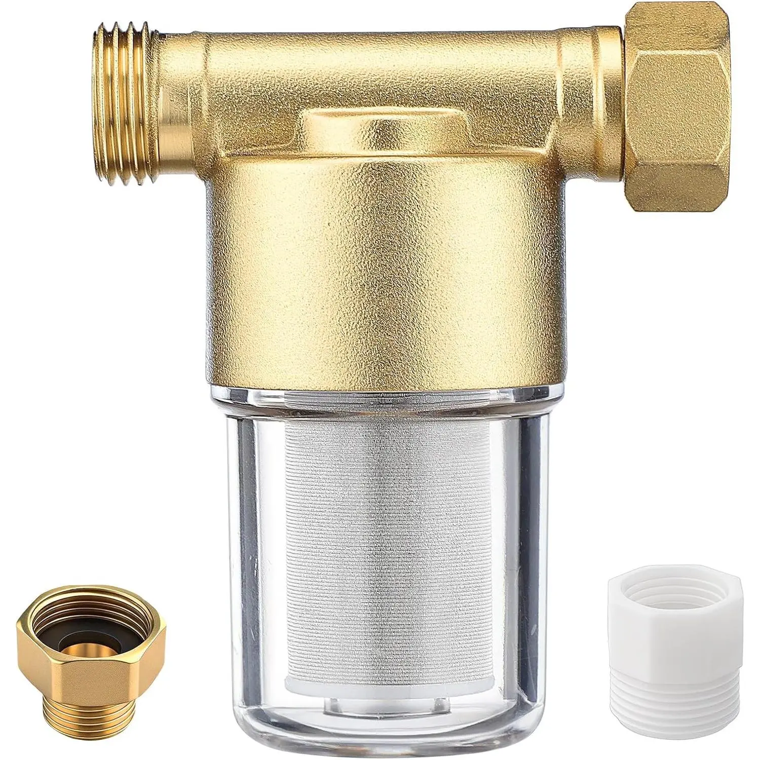 Brass 40 Micron Washing Machine Filter  Sediment Filter RV