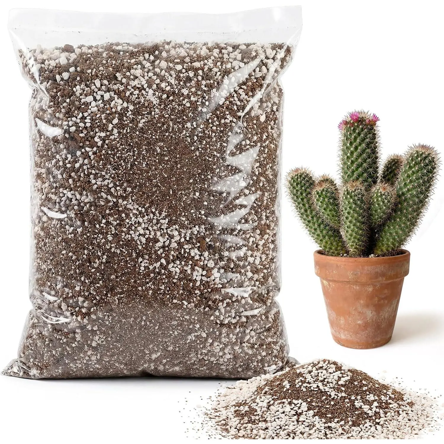 10qt Granular Perlite & Vermiculite Balanced Blend (1:1 Ratio) - 3-6mm Perlite, 2-4mm Vermiculite, Aeration Boost Potting Mix Amendment for Seed Starting, Plant Enthusiasts (Indoors)