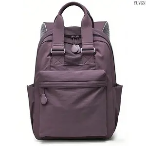 2026 Spring Summer New Women’s Convertible Top Handle Backpack, Large Capacity Lightweight Water Resistant Nylon Casual Daypack, Multi-Pocket Versatile Bag for Work School Travel Shopping Daily Commute