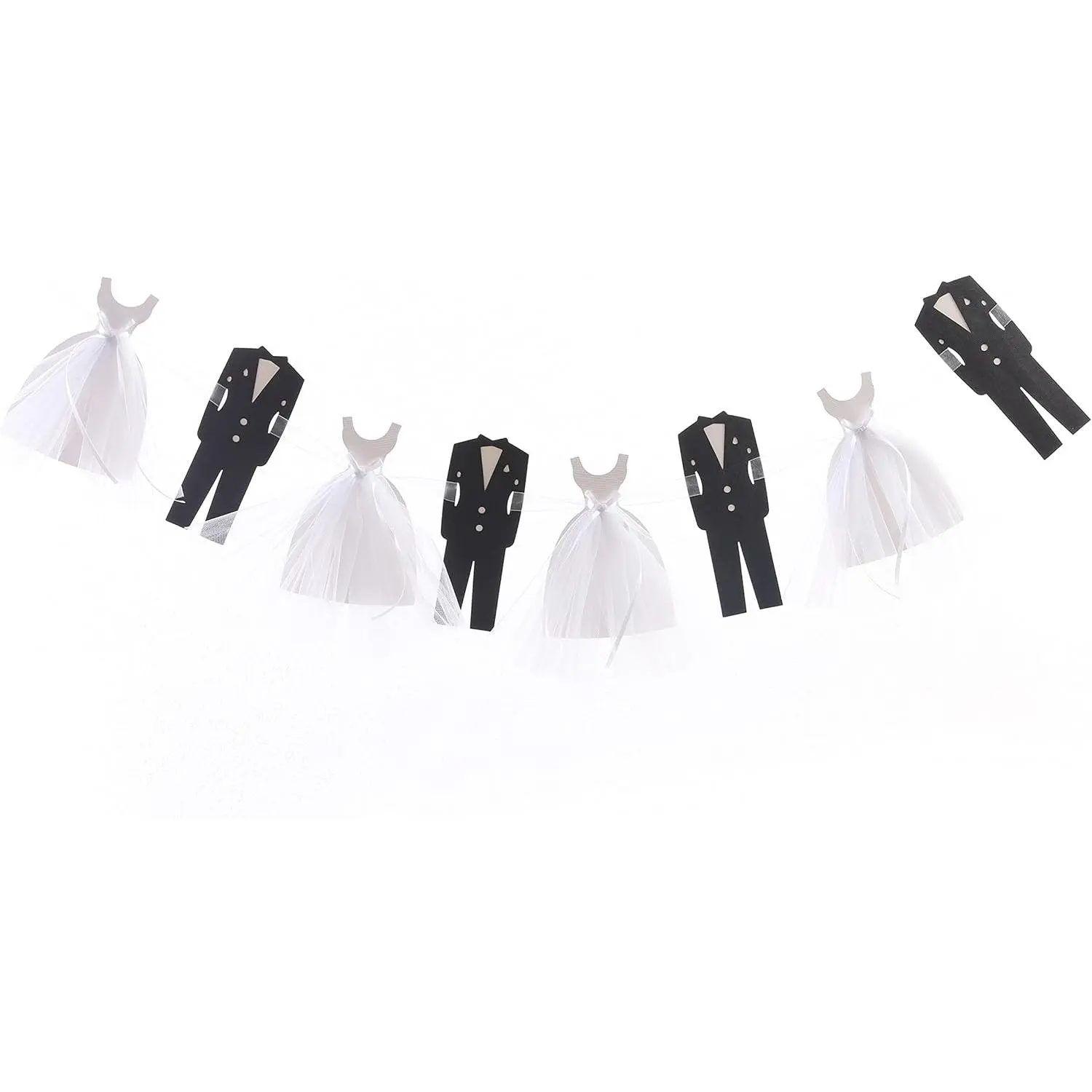 Bridal Shower Decoration Wedding Banners - Core Decorations for the Bride and Groom, Engagement Party Table Decorations, Wedding Dress Selection, Bridal Shower Decorations.Bride to Be Chair Banner