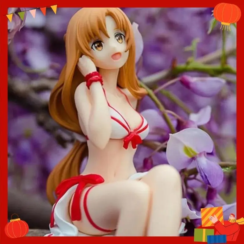 13cm Sword Art Online Anime Peripheral Yuuki Asuna PVC Action Figure Desktop Decoration Collection Model Doll Toy