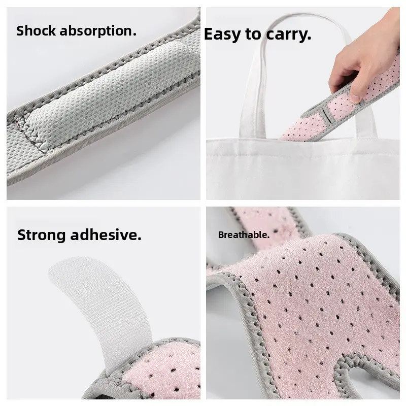 Outdoor sports shock absorber knee pads silicone pressurized patella with ******** rope running mountaineering meniscus joint protection protective gear