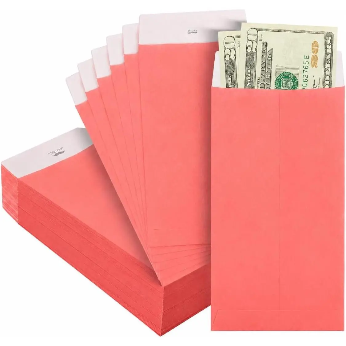 -  Envelopes for , 6.5" x 3.5", 100 Pack,  Paper | Self-Adhesive Bulk  Envelopes for Budgeting,  and  Saving, Check, Budget, Small Item Organizing