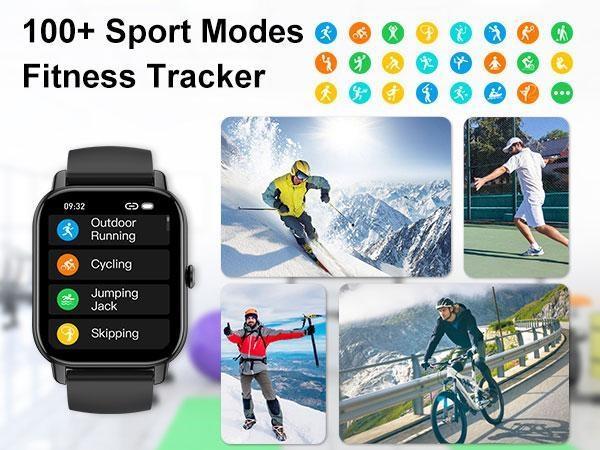 Ntaanoo 2026 Smart Watch 1.69'' HD Touch Screen 110+ Sports Modes IP68 Waterproof Bluetooth Call Heart Rate Sleep Monitor for Men Women Compatible with iPhone Android Magnetic Ntaanoo 2026 Smart Watch 1.69'' HD Touch Screen 110+ Sports Modes IP68 Waterproof Bluetooth Call Heart Rate Sleep Monitor for Men Women Compatible with iPhone Android Magnetic