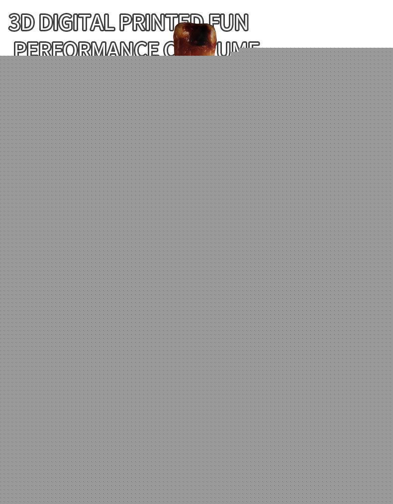 Women Men Bos Girls Halloween Roasted Turkey Cosplay Costume Funny Food Disguise Clothes Thanksgiving Performance Party Outfi