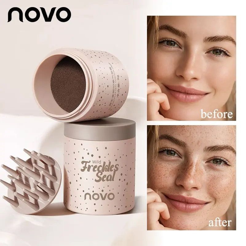 1Pc Waterproof Sweatproof Freckle Stamp Air Cushion Cream, Natural Simulated Freckle Makeup, Jojoba Seed Oil, Long Lasting & Smudge Resistant, Nude Makeup, Lightweight & Skin-Friendly, Precise Application, Suitable for All Skin Types, Cosmetics Products