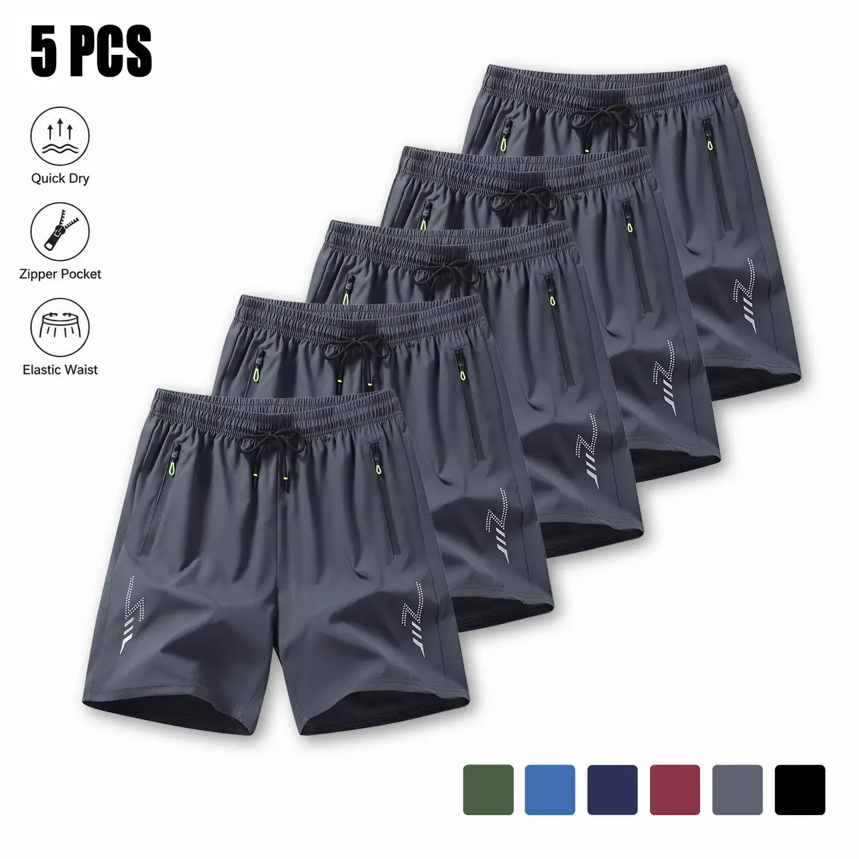 Dark gray 5-piece set