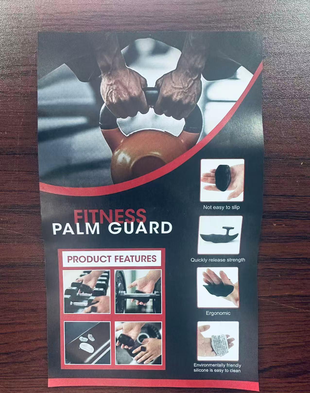 Silicone fitness grips, unisex weightlifting training gloves, non-slip fitness grips, rubber fitness hand pads--suitable for barbells, pull-ups, and fitness training