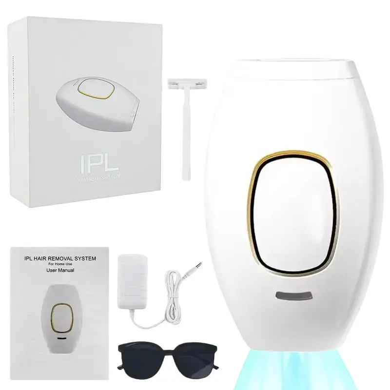 1 pc IPL Hair Removal Handset for Women & Men: Pain-Free & Long-lasting Solution for Body & Face Hair Removal, An Alternative to Salon Laser Hair Removal Treatments, Permanent Results
