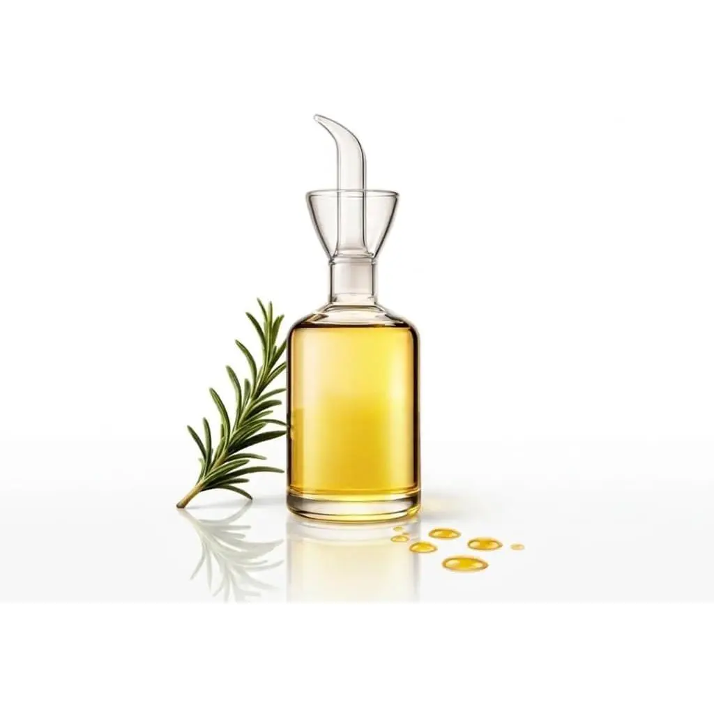 Olive Oil Dispenser Bottle 4.2 fl oz - Borosilicate Glass Non-Drip Pourer |  Ground-Glass Seal, Leakproof Airtight, Dishwasher Safe, Oil Bottle for Kitchen, Table, Vinegar Drizzler, Easy Clean