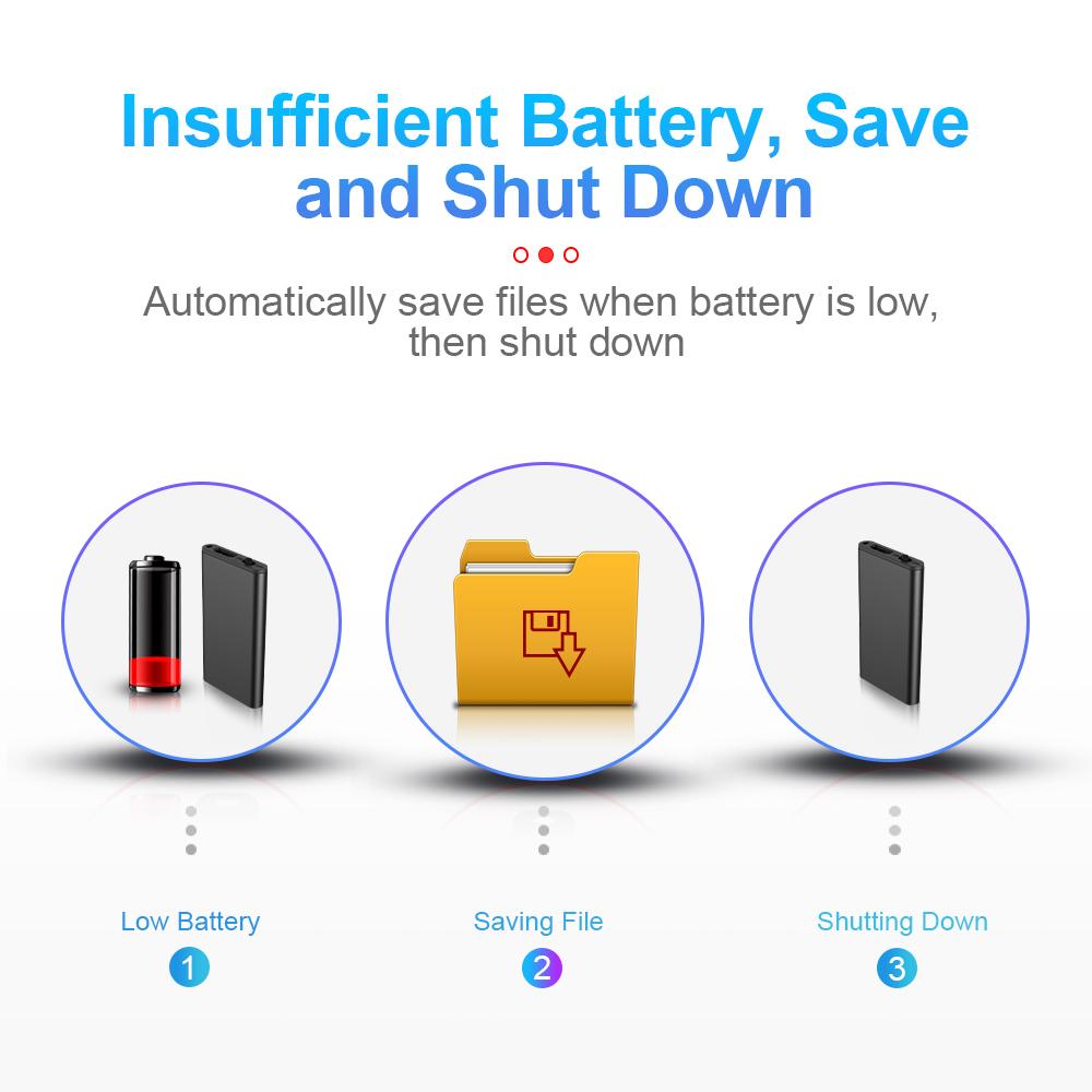 Ultra-Thin Tiny Mini Voice Recorder 4-32GB Digtal Professional Sound Activated Dictaphone Noise Reduce Record 8GB MP3 Player portable audio recording hd compact