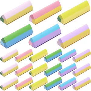 24 count Erasers Bulk for , Cute Erasers for Classroom Colorful Fun Eraser Soft Small Eraser for Students  to School Supplies Party Favor Art Drawing,  Colors (Multicolors)