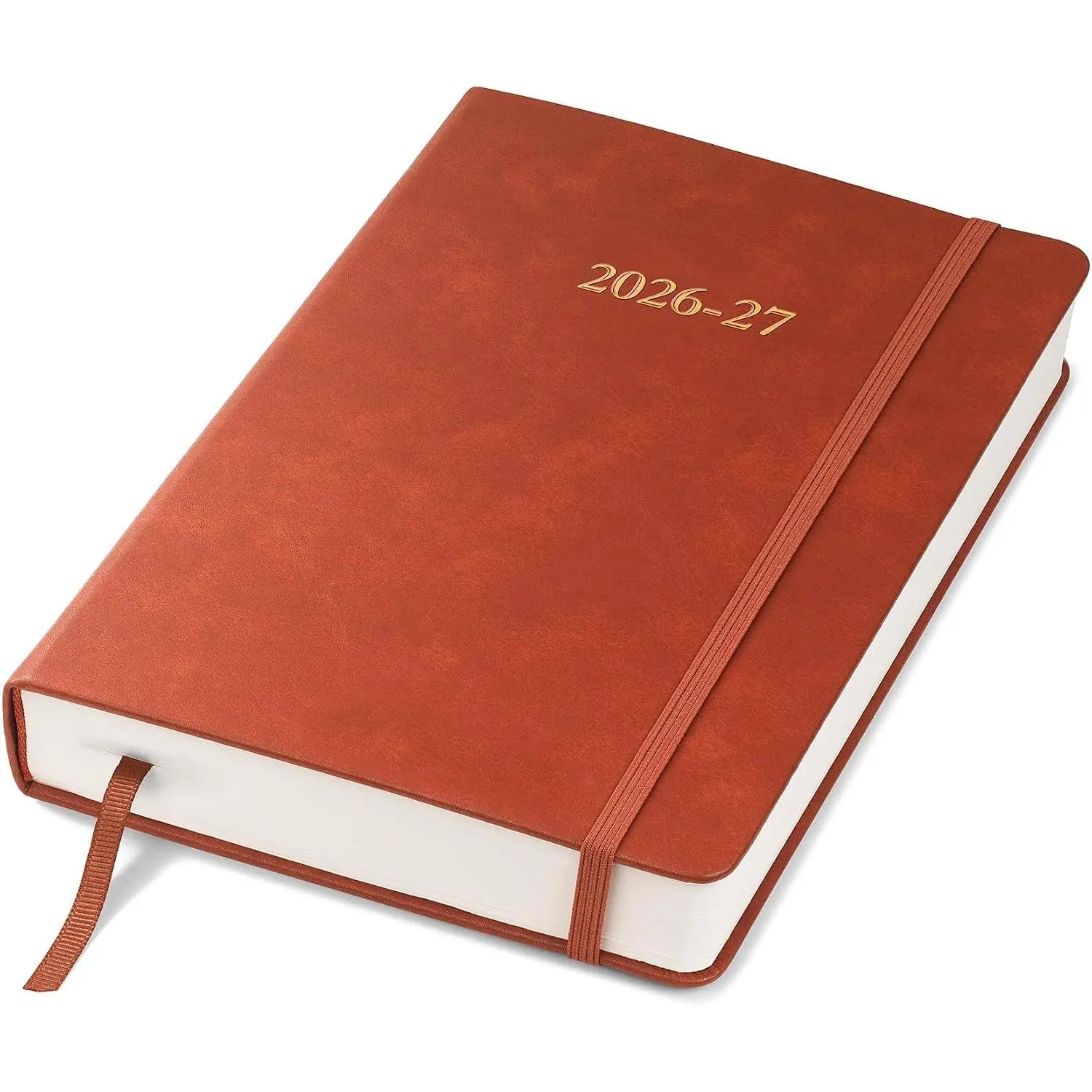 Executive 2026-27 Daily Journal Planner – Customization  – Mid-Year Academic Diary – July 2026 to June 2027 (Brown, 8.5"×5.5")