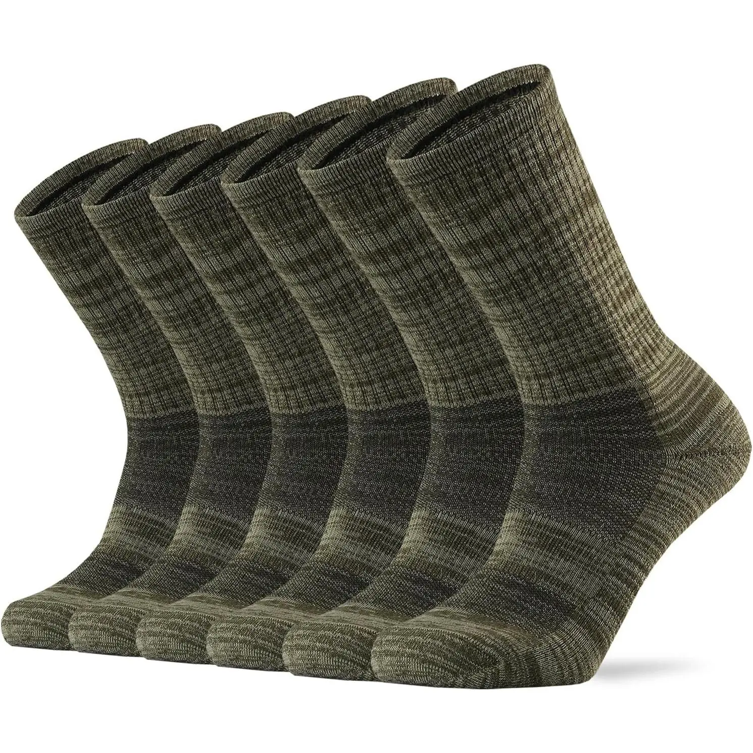 Merino Wool Socks for Men Outdoor Hiking Casual Soft Cushion Crew | Extra-Fine Wool, Breathable, Comfortable, Lightweight, Moisture Wicking, Size L/XL 3 Pack, Hiker, Mountaineer, Daily Wear