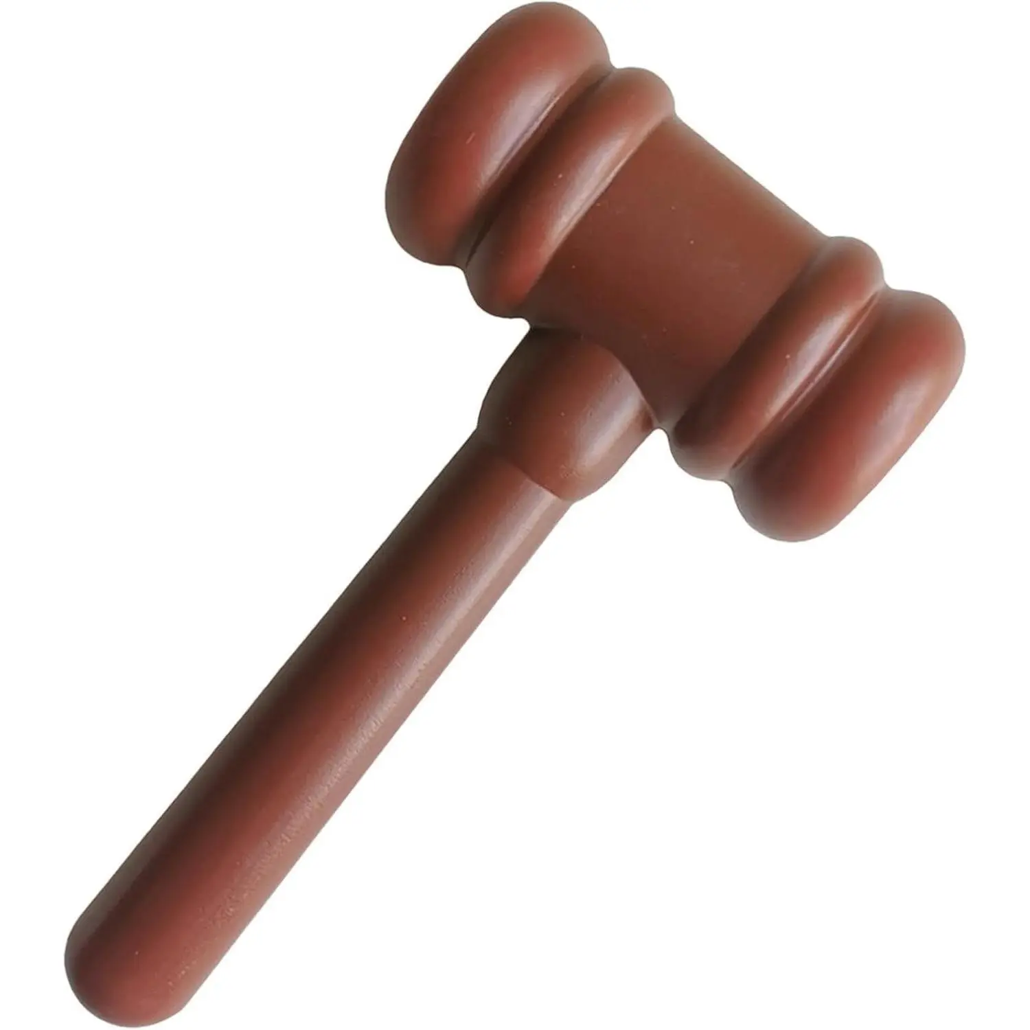Brown Cartoon Judge Gavel Cute Courtroom Gavel Judge Gavel Costume Accessory Playful Justice Hammer Perfect Props for Cosplay Role Play Courtroom-Themed Events Desk Accessories