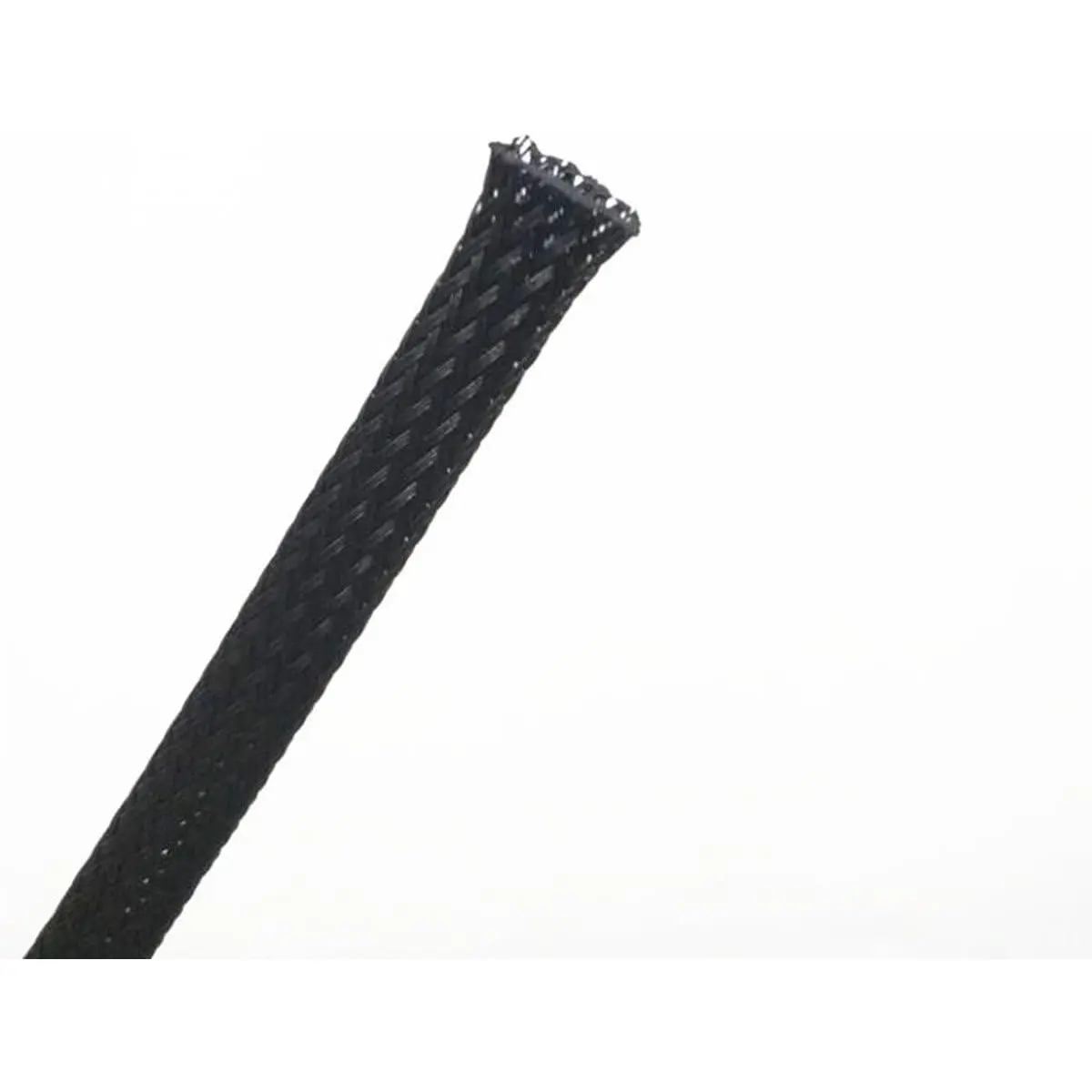 Expandable Braided  Sleeve Black 1/8 Inch x 100 FT | Expandable  braided sleeve protects cables from wear. Flexible design for electronics, automotive &   management