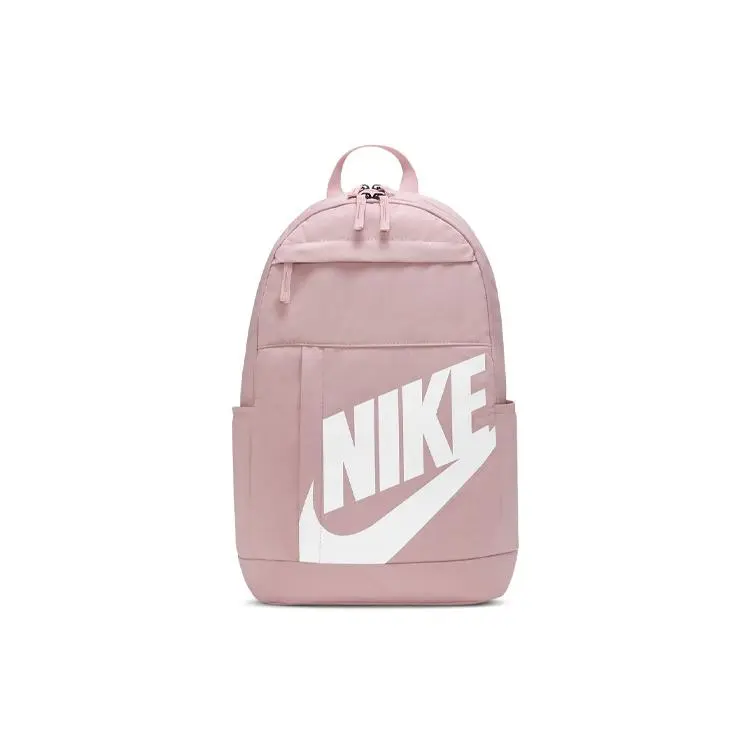 Nike Elemental Casual Sport Backpack for Women, Large Logo Fabric Design in Sakura Pink