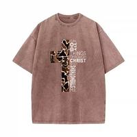 Washed Cotton Tee-Coffee