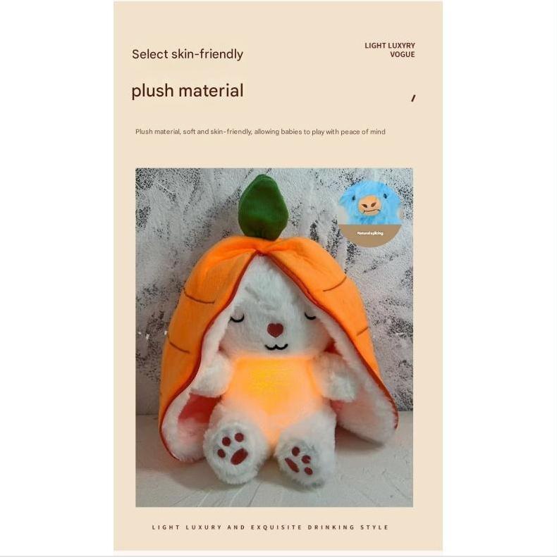 Cute Music Luminous Breathing Doll with Motion Lights Plush Baby Sleeping Toys Bunny Soft Cartoon Plush Doll Early Childhood Cute Music Luminous Breathing Doll with Motion Lights Plush Baby Sleeping Toys Bunny Soft Cartoon Plush Doll Early Childhood