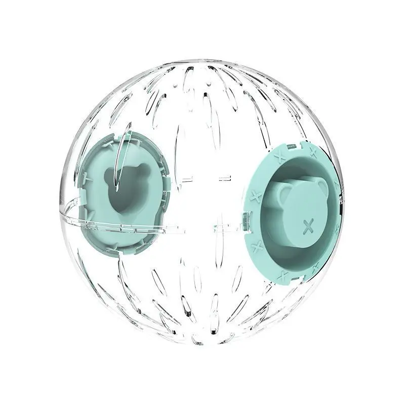 Transparent PU Crystal Hamster Exercise Wheel Toy - 15cm Diameter, Silent Rolling, Easy-Open Lid, Small Size Indoor/Outdoor Fun Small Animal Pet Supply