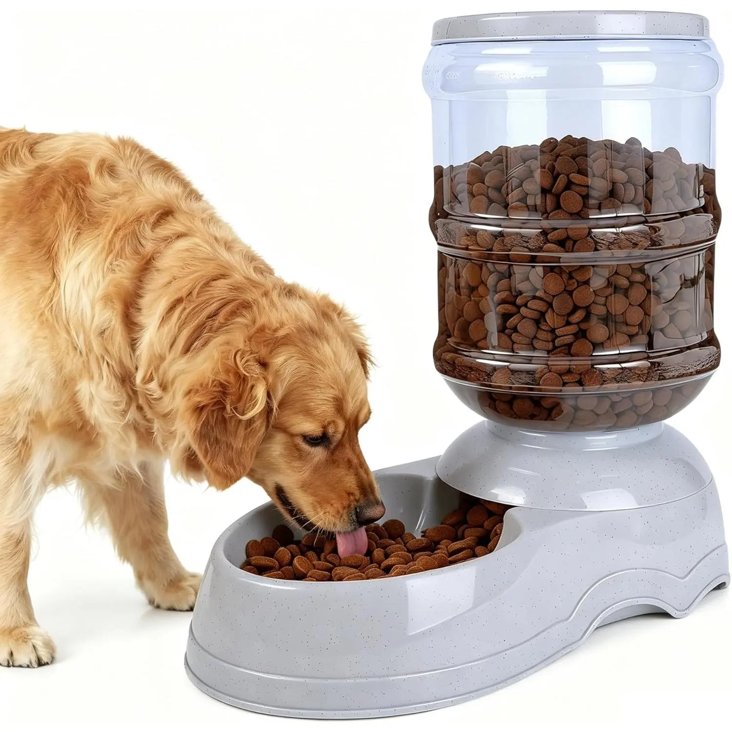 Automatic Dog Feeders 3 Gallon Capacity Gravity Food Dispenser for Large Dogs and Large Breed Pet Feeder Station