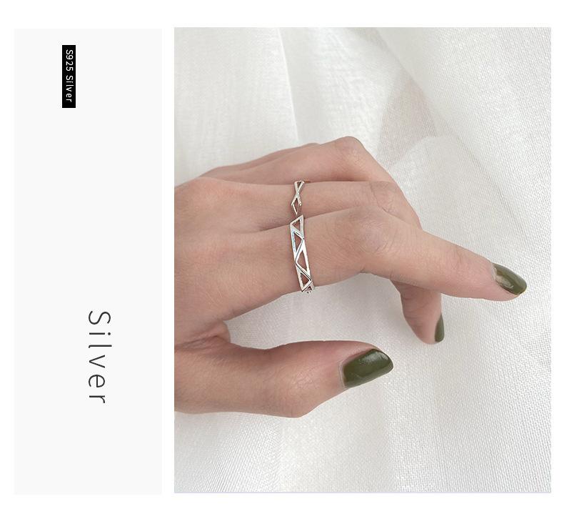 Chic Rhombus Cut Ring Stack| Trendy Index & Middle Finger Set