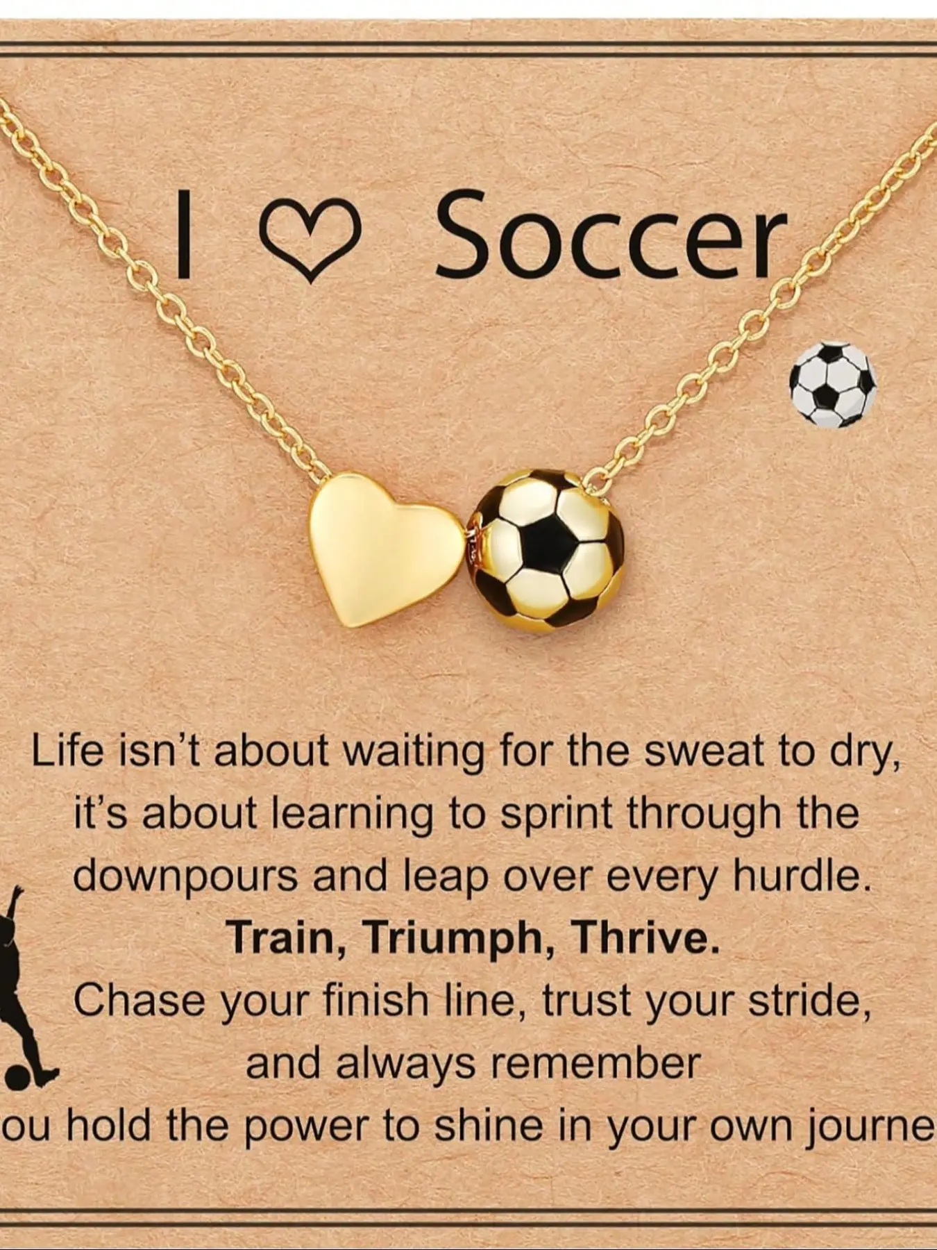 Sports Accessory Jewelry Gift for Lovers, Softball Soccer Volleyball Basketball Foodball Copper Pendant Chain Necklace for Girls & Women