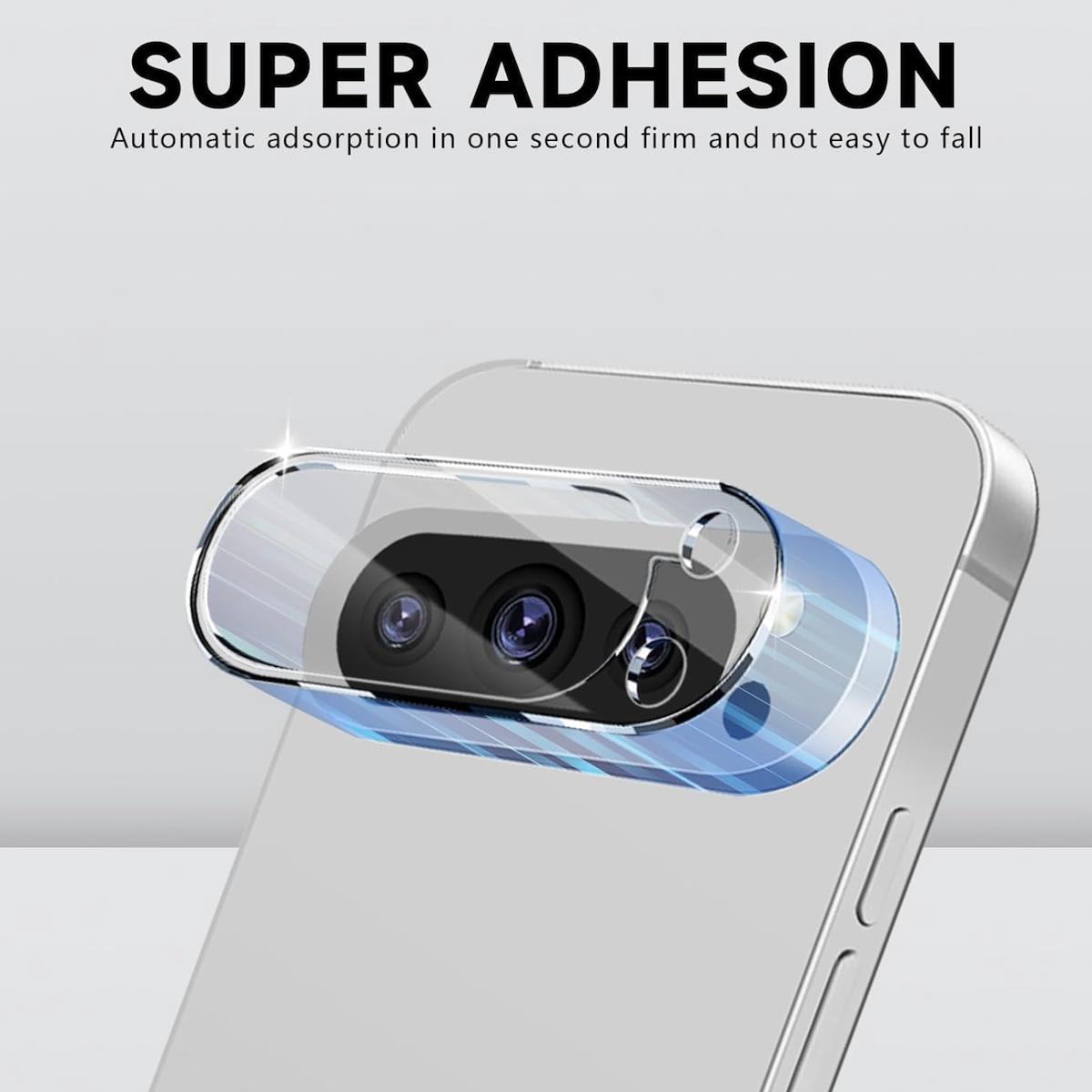 Camera Lens Protector Cover for Google Pixel  10 9 Pro XL 8 7 6 6A 7A 8A Fold Series, 3-Pack Tempered Glass Screen Protectors, Scratch-Resistant Design, Durable Protection, Accessories