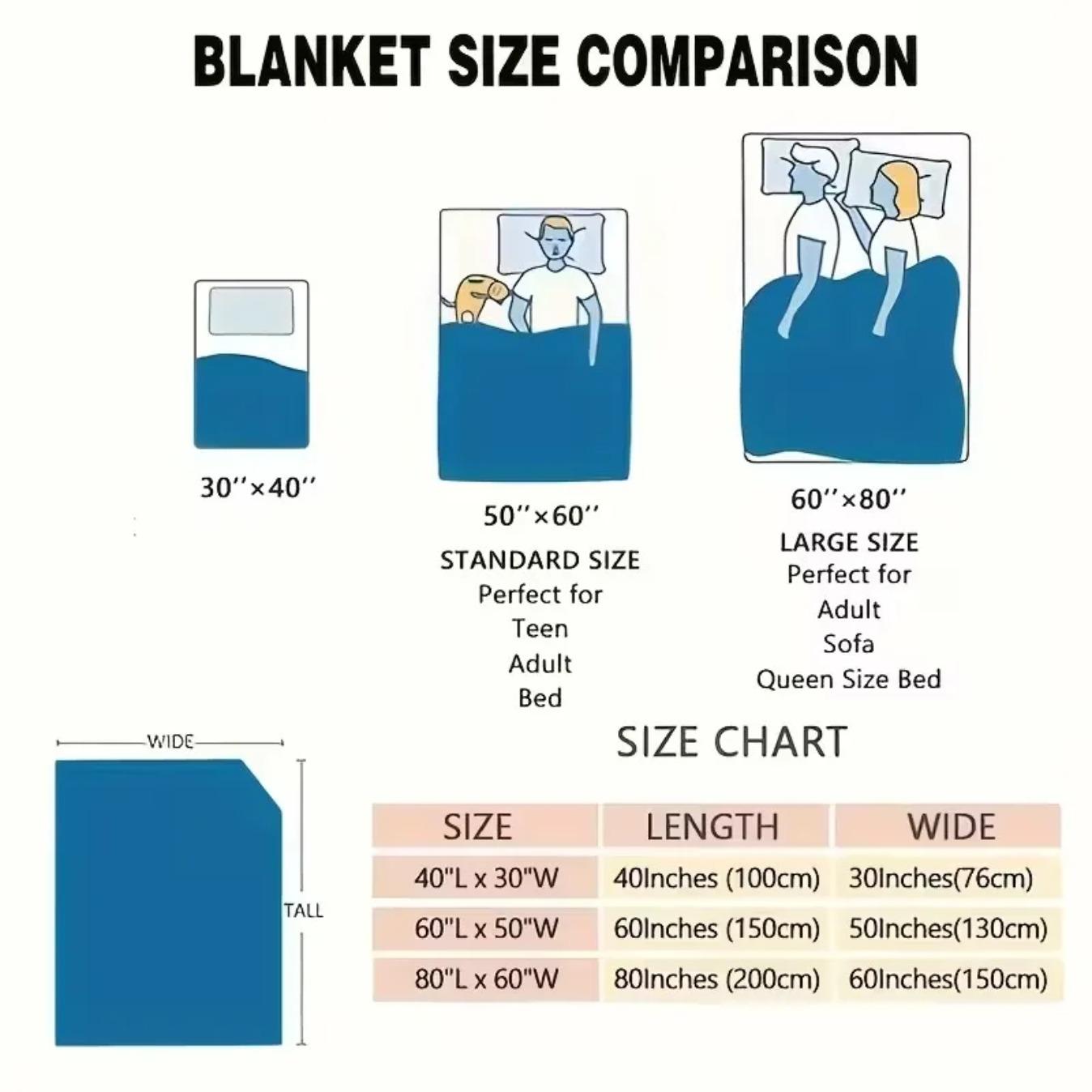 Luxury Soft Flannel Throw Blanket Cozy Warm Plush Blanket for Bed Sofa Couch Home Office Camping Travel Perfect Halloween Thanksgiving Christmas Gift